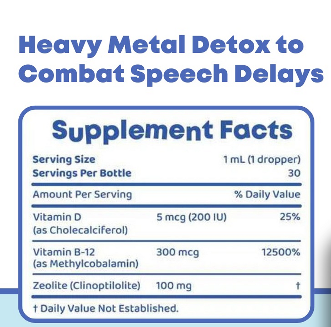 Healeaze Heavy Metal Detox Speech Development - MS
